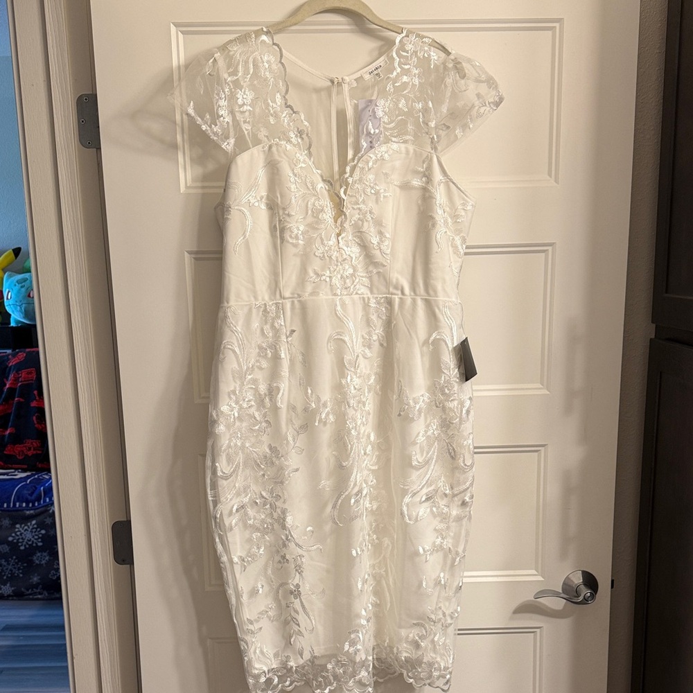Bridal Ivory Lace Wedding Event Dress *BNWT*